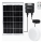 Aigostar - Plafoniera solare a LED da soffitto con sensore LED/70W/3,7V 6000 mAh IP65 + telecomando