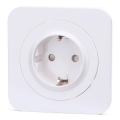 Aigostar - Presa da parete con placca SCHUKO 250V bianca