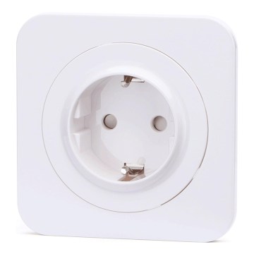 Aigostar - Presa da parete con placca SCHUKO 250V bianca
