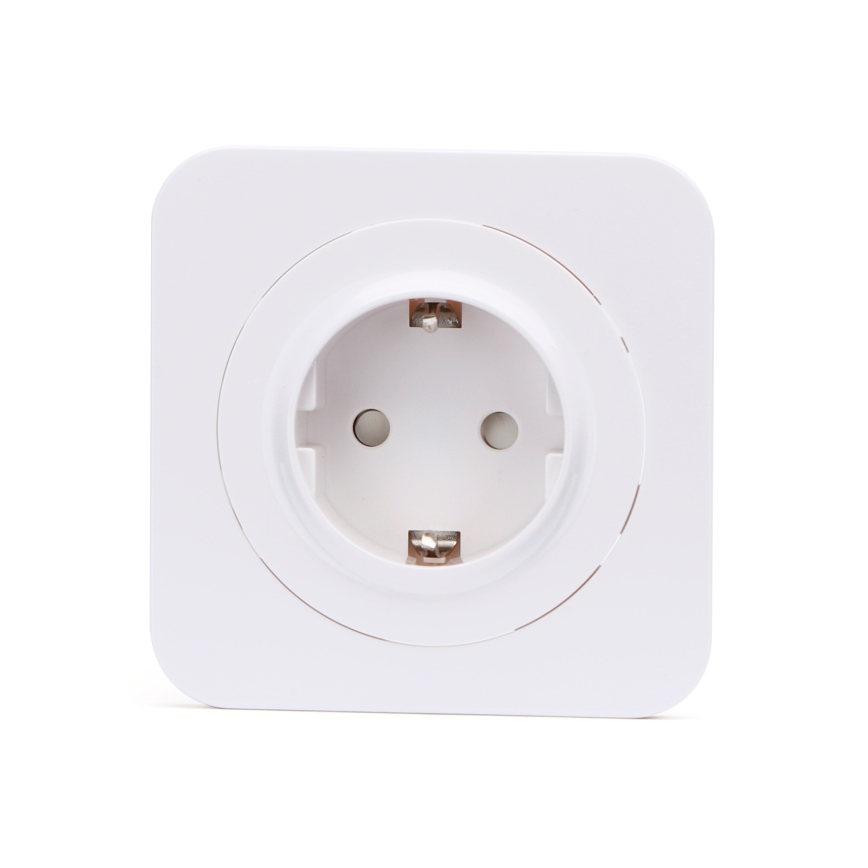 Aigostar - Presa da parete con placca SCHUKO 250V bianca