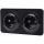 Aigostar - Presa da parete doppia SCHUKO 250V/16A con cornice, nera