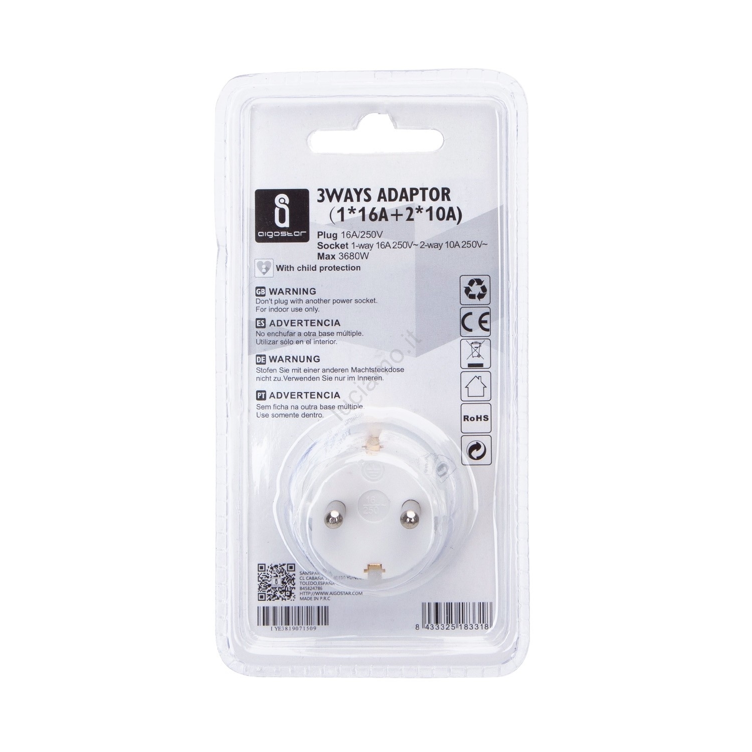 Presa Elettrica AVE Sicurave RAL 2x10A+T 45506TS – Componente Elettrico Di Qualità