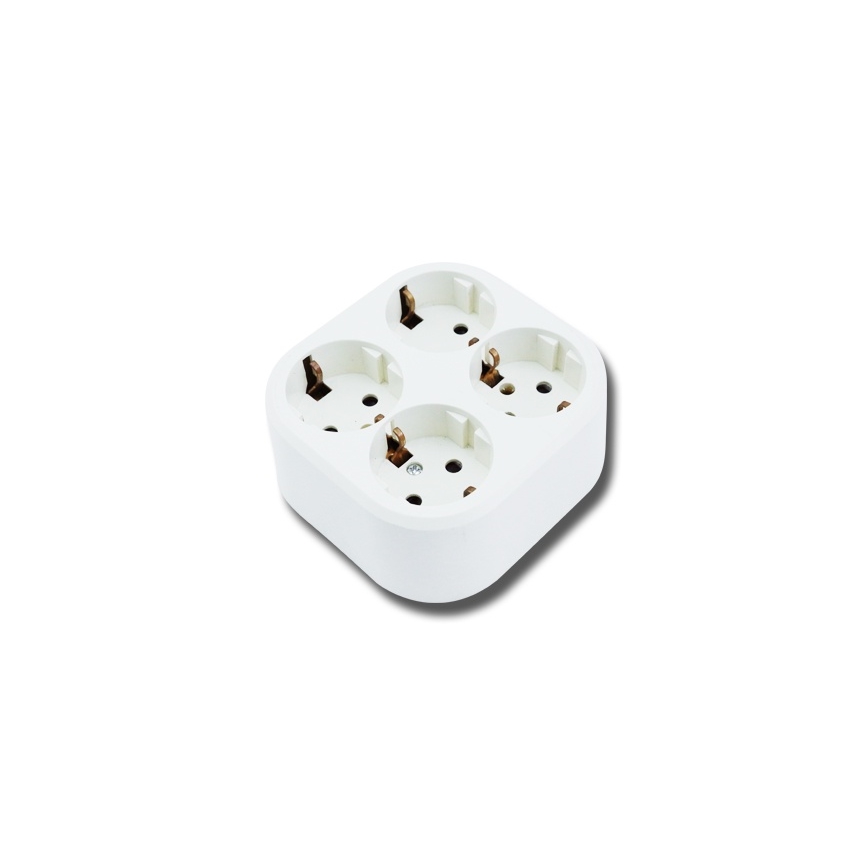 Aigostar - Presa domestica a 4 posti SCHUKO 250/16A