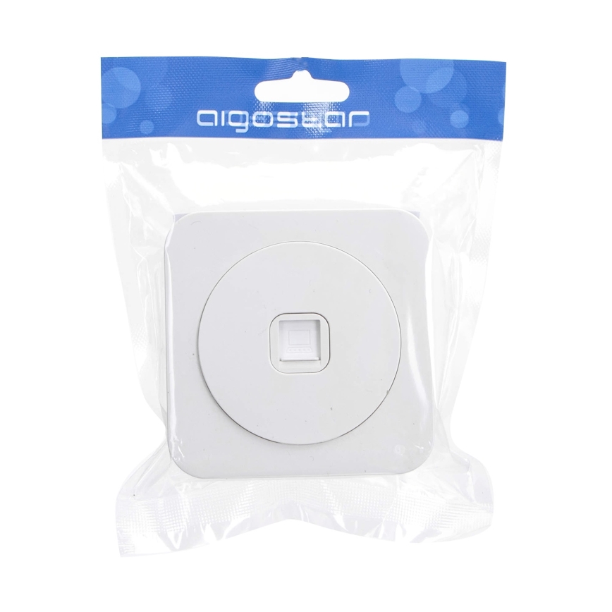 Aigostar - Presa elettrica con cornice bianca