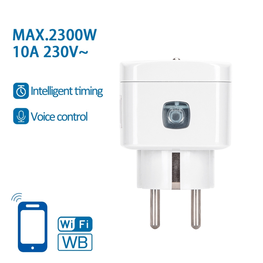 Aigostar - Presa intelligente E 2300W Wi-Fi Tuya