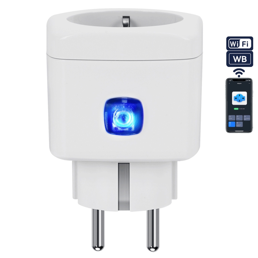 Aigostar - Presa intelligente F 2300W Wi-Fi Tuya