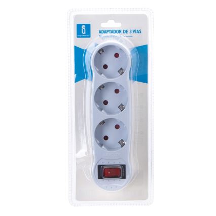 Aigostar - Multipresa con interruttore 3x16A/230V SCHUKO