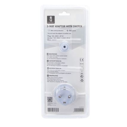 Aigostar - Multipresa con interruttore 3x16A/230V SCHUKO