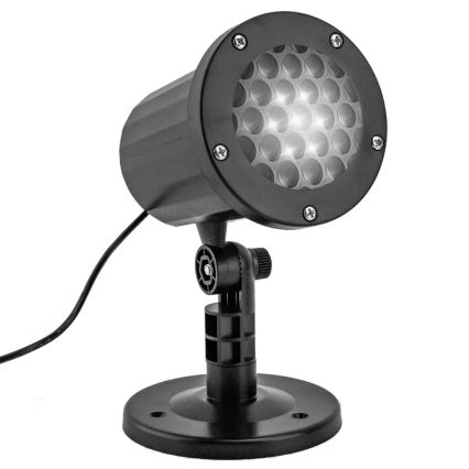 Aigostar - Proiettore natalizio LED da esterno a proiezione di fiocchi LED/5W/230V IP44 bianco freddo