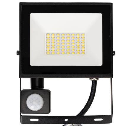Aigostar - Proiettore LED con sensore, 30W, 230V, 4000K, IP65