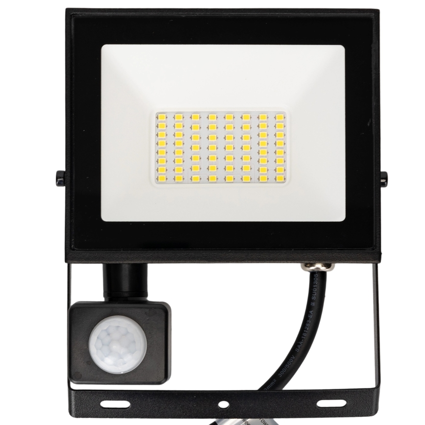Aigostar - Proiettore LED con sensore, 30W, 230V, 4000K, IP65