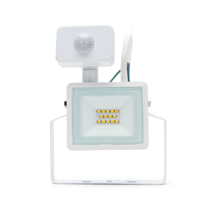 Aigostar - Proiettore LED con sensore LED/10W/230V 4000K IP65 bianco