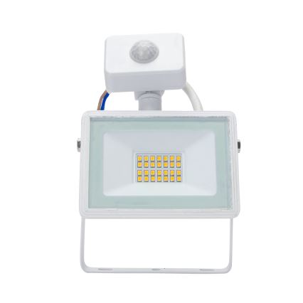 Aigostar - Proiettore LED con sensore LED/20W/230V 4000K IP65 bianco