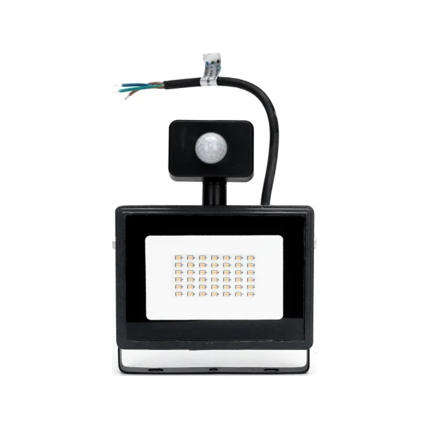 Aigostar - Proiettore LED con sensore LED/50W/230V 4000K IP65 nero