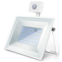 Aigostar - Proiettore LED con sensore LED/50W/230V 6400K IP65 bianco