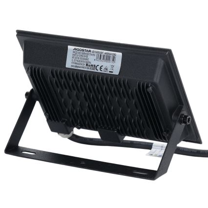 Aigostar - Faro LED RGB da 50W, 230V, IP65 con telecomando