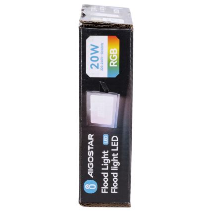 Aigostar - Proiettore LED RGB 10W/230V IP65 + telecomando