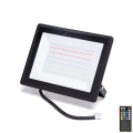 Aigostar - Proiettore LED RGBW dimmerabile, 50W, 230V, IP65 + telecomando