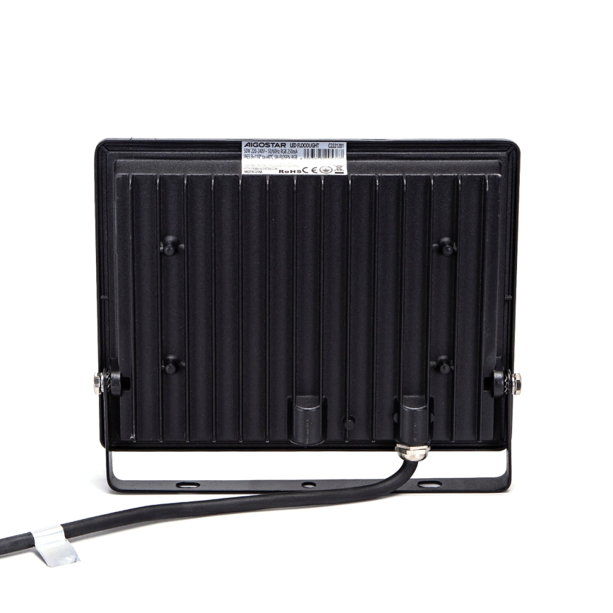 Aigostar - Proiettore LED RGBW dimmerabile, 50W, 230V, IP65 + telecomando