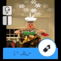 Aigostar - Proiettore natalizio a LED con proiezione di fiocchi di neve LED/5W/230V bianco freddo pan di zenzero