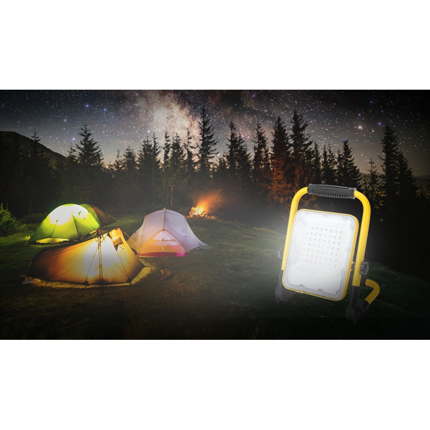 Aigostar - Proiettore ricaricabile dimmerabile LED/100W/5V 6500K IP65 15000 mAh