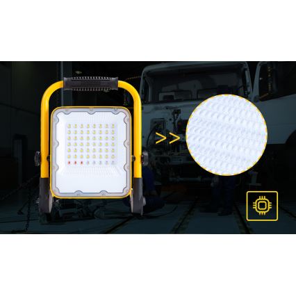 Aigostar - Proiettore ricaricabile dimmerabile LED/100W/5V 6500K IP65 15000 mAh