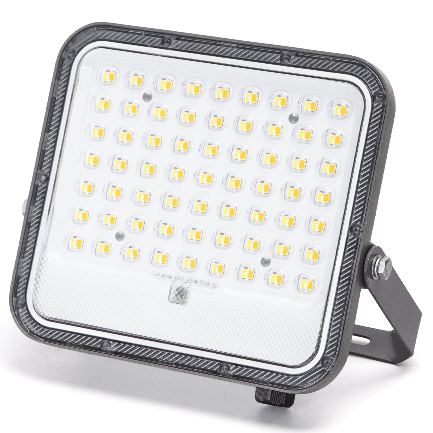 Aigostar - Proiettore solare LED dimmerabile LED/100W/3,4V 3000/4000/6500K IP66 8000 mAh + telecomando