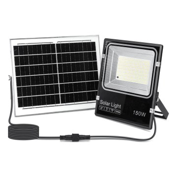 Aigostar - Proiettore solare dimmerabile a LED/150W/3,2V 3000mAh 3000K/4000K/6500K IP66 + telecomando