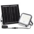 Aigostar - Proiettore solare dimmerabile a LED/50W/3,4V 3000/4000/6500K IP66 4000 mAh + telecomando