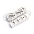 Aigostar - Prolunga 4Z Tipo F 1,5m bianco SCHUKO