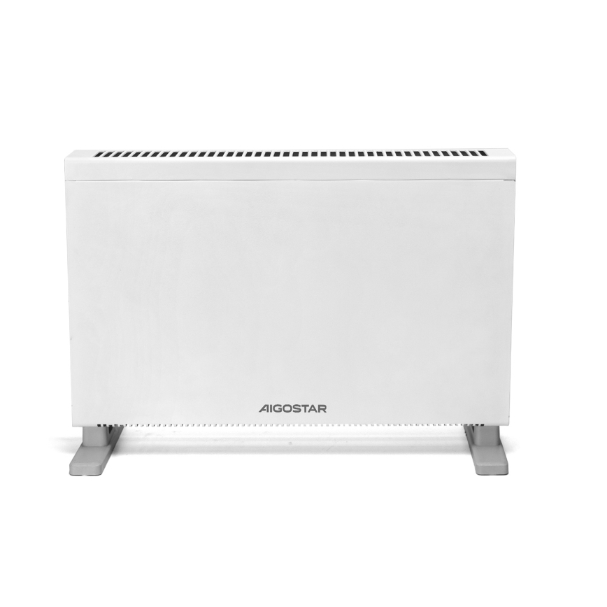 Aigostar - Termoconvettore elettrico con display LCD ECO/1250/2000W/230V + telecomando