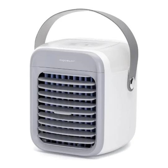 Aigostar - Raffreddatore d'aria portatile 8W/5V bianco