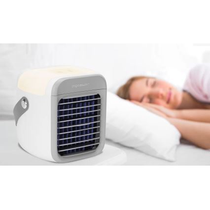 Aigostar - Raffrescatore d'aria portatile 8W/5V bianco