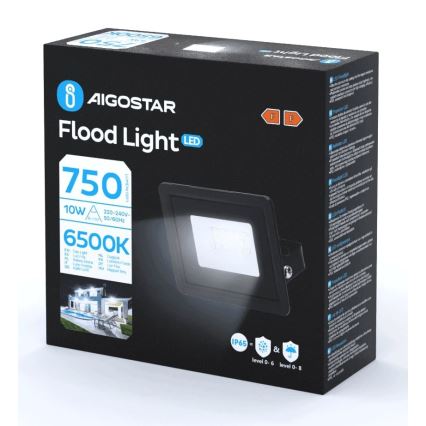 Aigostar - Riflettore LED LED/10W/230V 6500K IP65