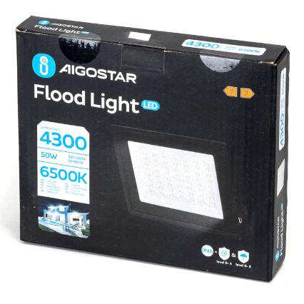 Aigostar - Riflettore LED LED/50W/230V 6500K IP65