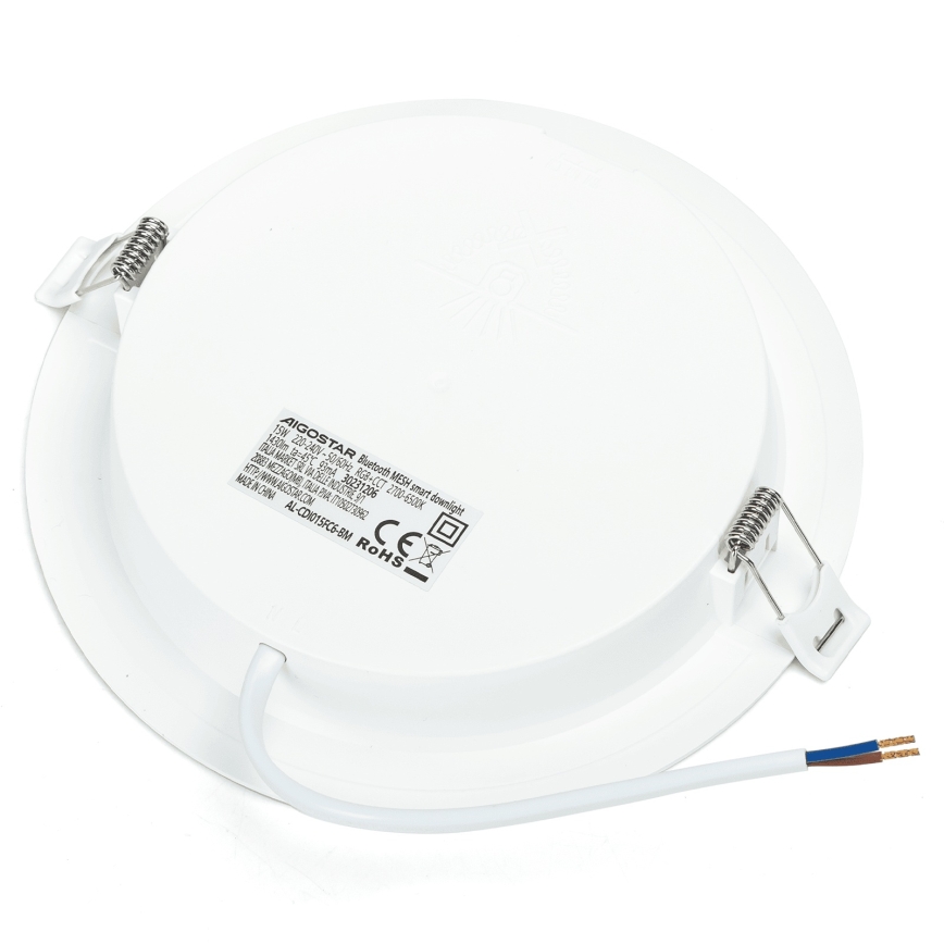 Aigostar - Set da 2 plafoniere da incasso dimmerabili LED RGBW MESH LED/15W/230V 2700K-6500K