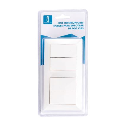 Aigostar - SET 2x Interruttore 2 bottoni 250V/10A