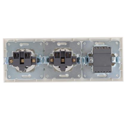 Aigostar - SET 2x Presa con interruttore 2x16A/250V