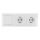 Aigostar - SET 2x Presa di casa con interruttore 2x16A/250V