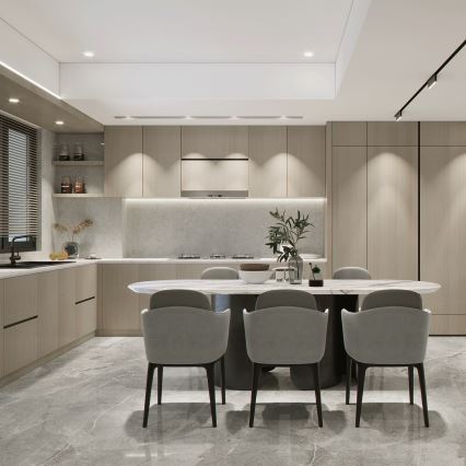 Aigostar - SET 3x faretti da incasso LED/5W/230V 6500K Ø 8,5 cm Bianco