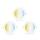 Aigostar - SET 3x Lampada LED da incasso dimmerabile MESH LED/6W/230V 2700K-6500K diam.11,5cm