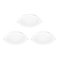 Aigostar - SET 3x LED RGBW Lampada da incasso dimmerabile MESH LED/15W/230V 2700K-6500K diametro 17cm