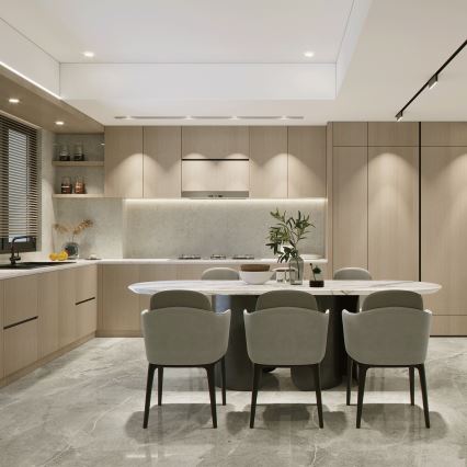 Aigostar - Set da 3 faretti da incasso LED, 5 W, 230 V, 4000 K, Ø 8,5 cm, bianco