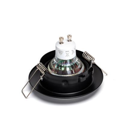 Aigostar - Set di 3 faretti da incasso LED 1x GU10/4,5W/230V 4000K nero