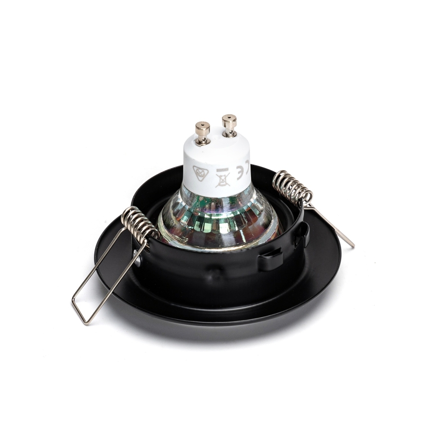 Aigostar - Set di 3 faretti da incasso LED 1x GU10/4,5W/230V 4000K nero
