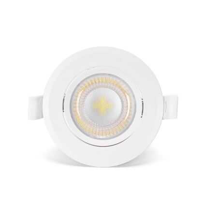 Aigostar - Set di 3 faretti LED incassati LED/5W/230V 6500K diametro 8,5 cm bianco