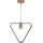Aigostar - Sospensione 1xE27/60W/230V beige