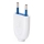 Aigostar - Spina plastica 2 poli 10A/250V bianca