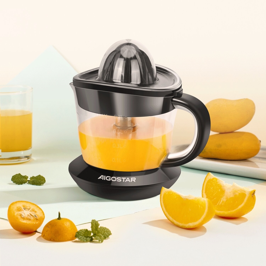 Aigostar - Spremiagrumi elettrico 1l 40W/230V nero