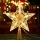 Aigostar - Stella LED per decorazione natalizia, 16 LED, 3xAA, bianco caldo